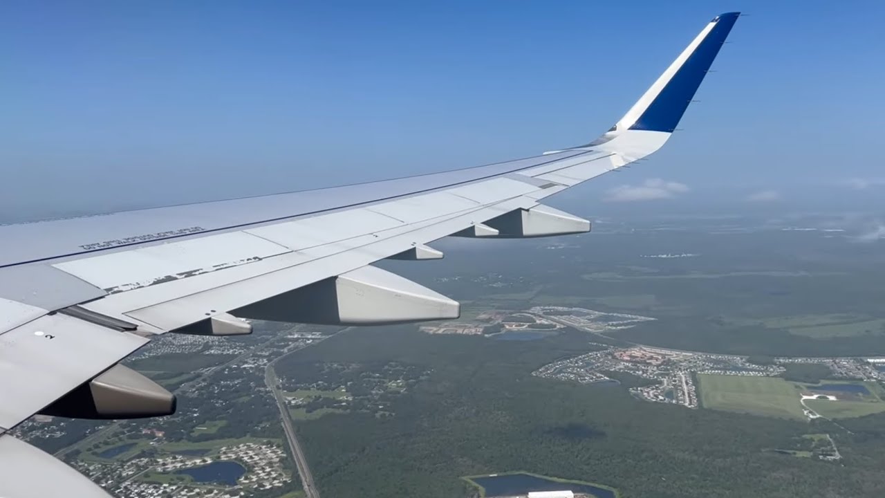Delta Airbus A321 Landing into Orlando (MCO)