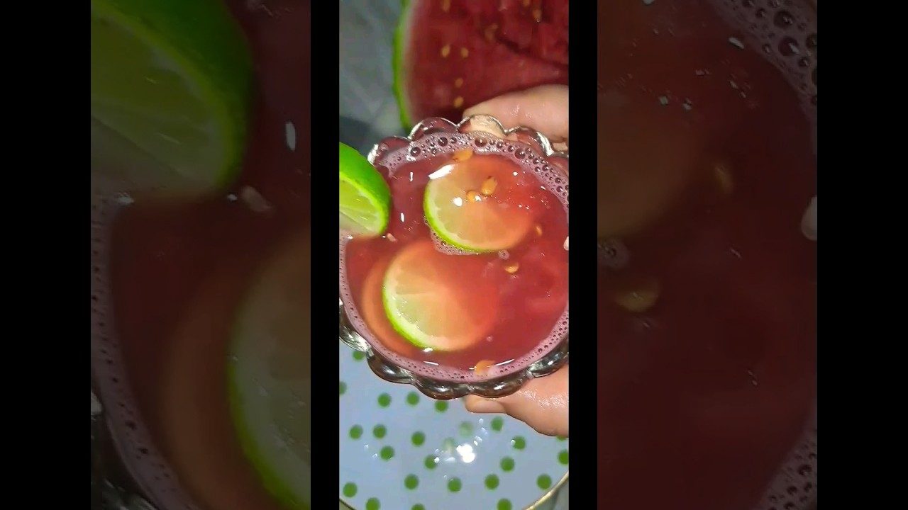 watermelon juice 🍒