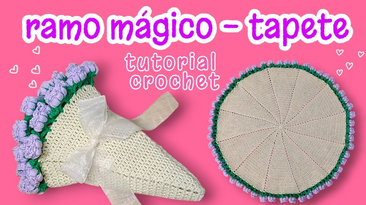 El mejor ramo bouquet 💐 crochet mágico tabla de medidas hasta 1 metro 😎✨