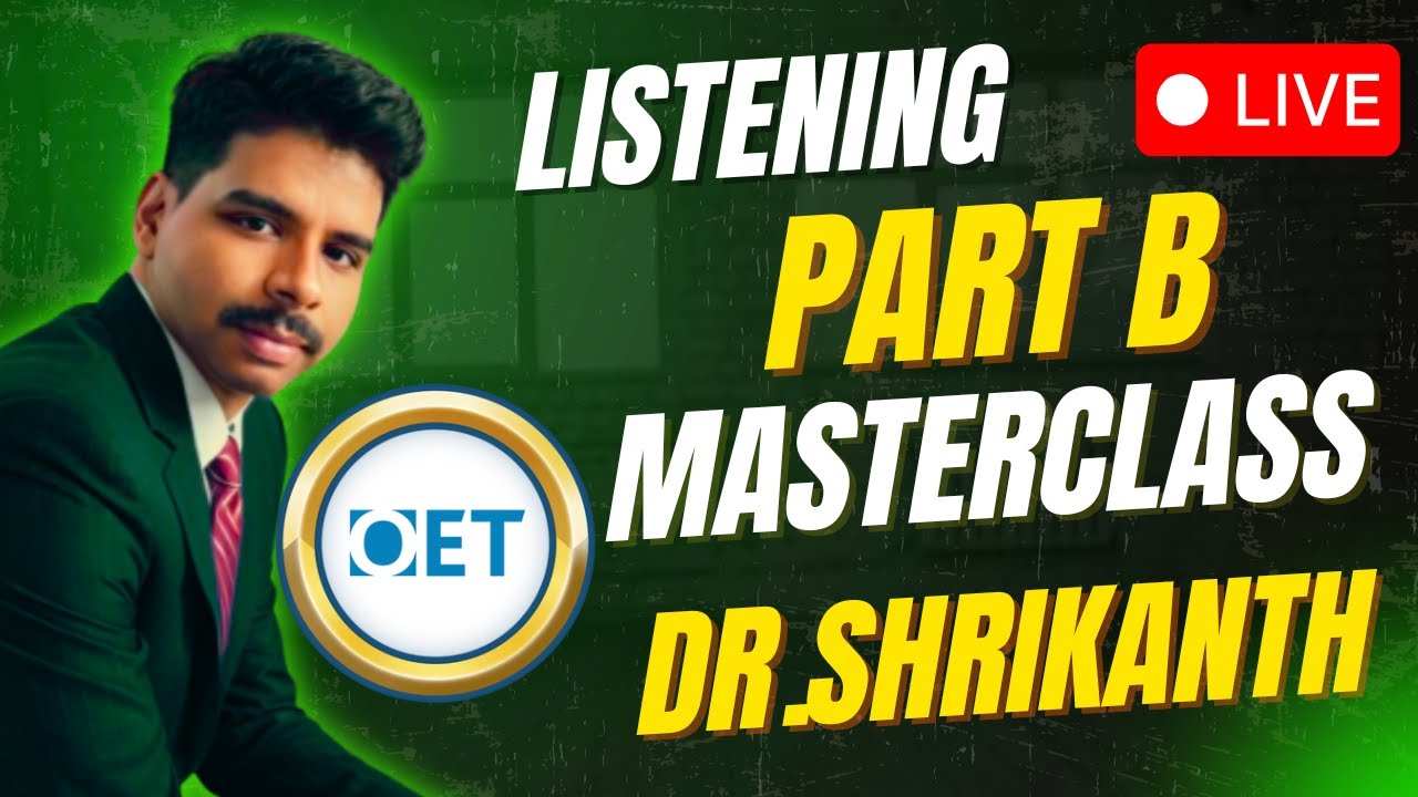 OET Reading Part B Explained Clearly | How to Stop Losing Easy Marks | Dr. Shrikanth