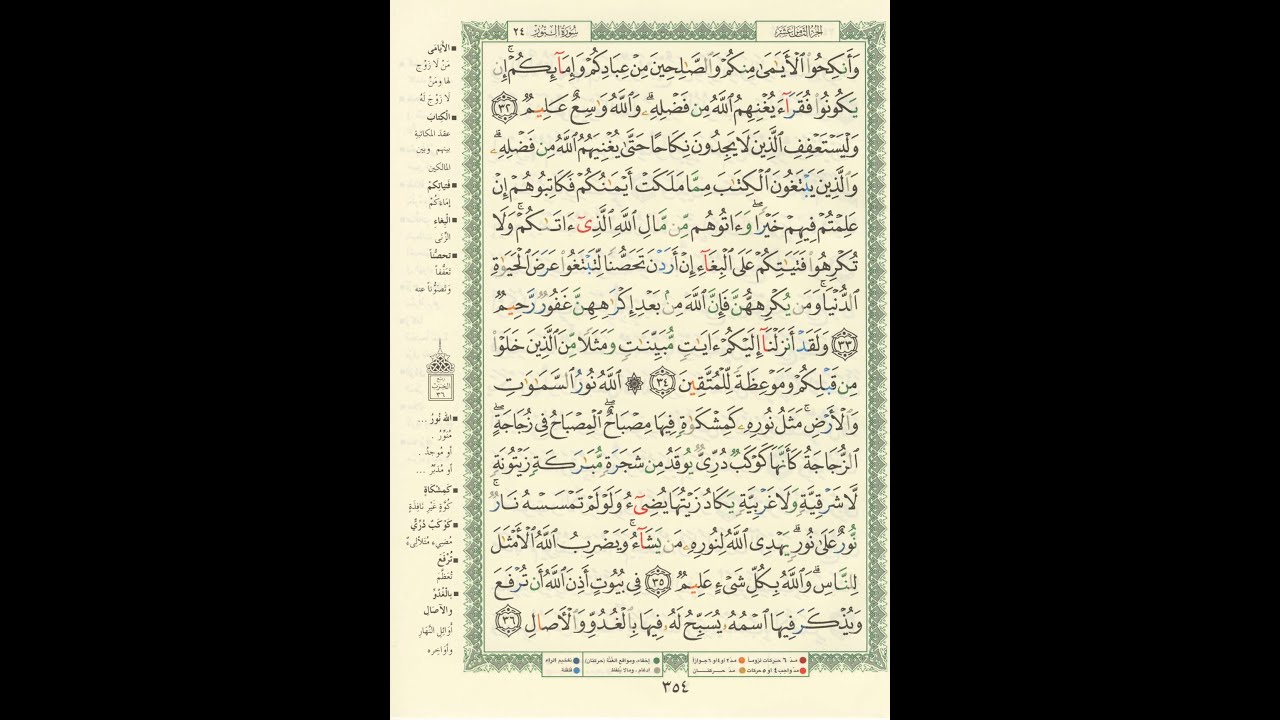 الورد اليومى سورة النور من الاية 32 الى الاية 36 بصوت القارئ الشيخ ماهر المعيقلى #ماهر_المعيقلي