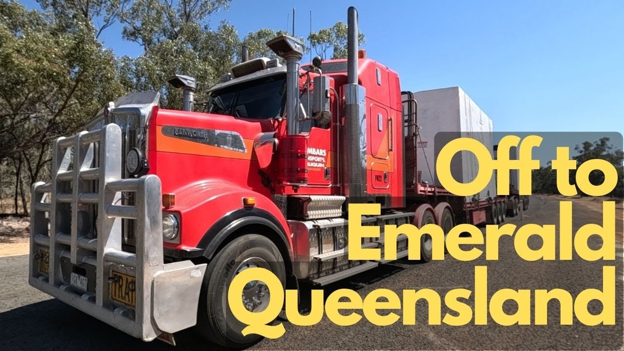 Road Train from Perth to Emerald - Queensland