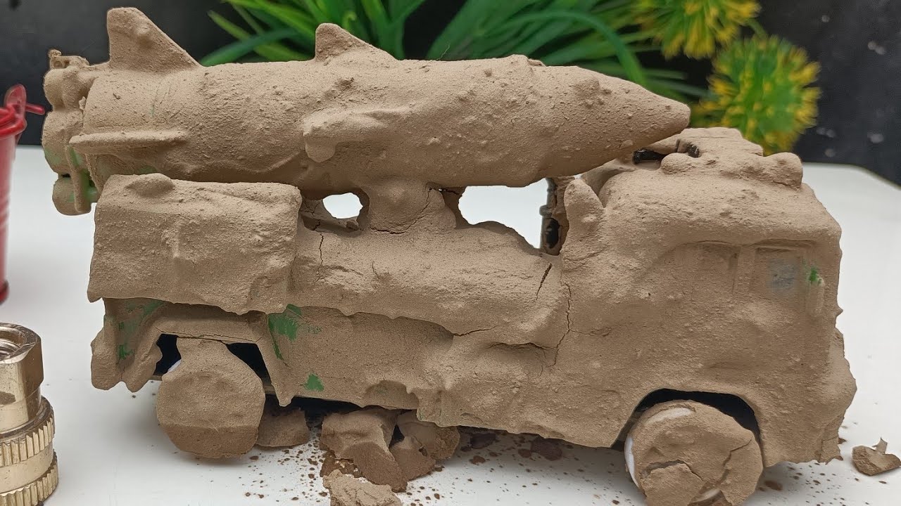 Satisfying Mud Cleaning Toy Truck | Amazing Dirt Removal Transformation