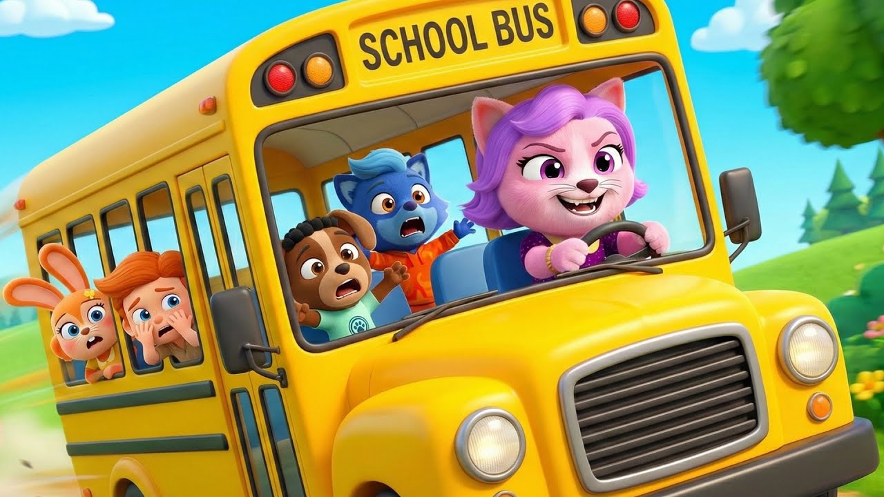 Wheels on the Bus | Kids Song & Nursery Rhyme | Pop Patrol
