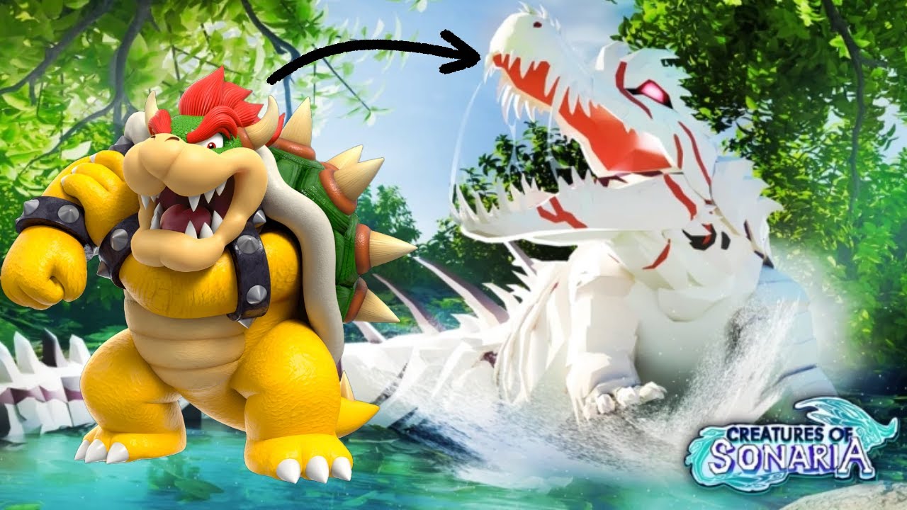 How to make Bowser in creatures of sonaria