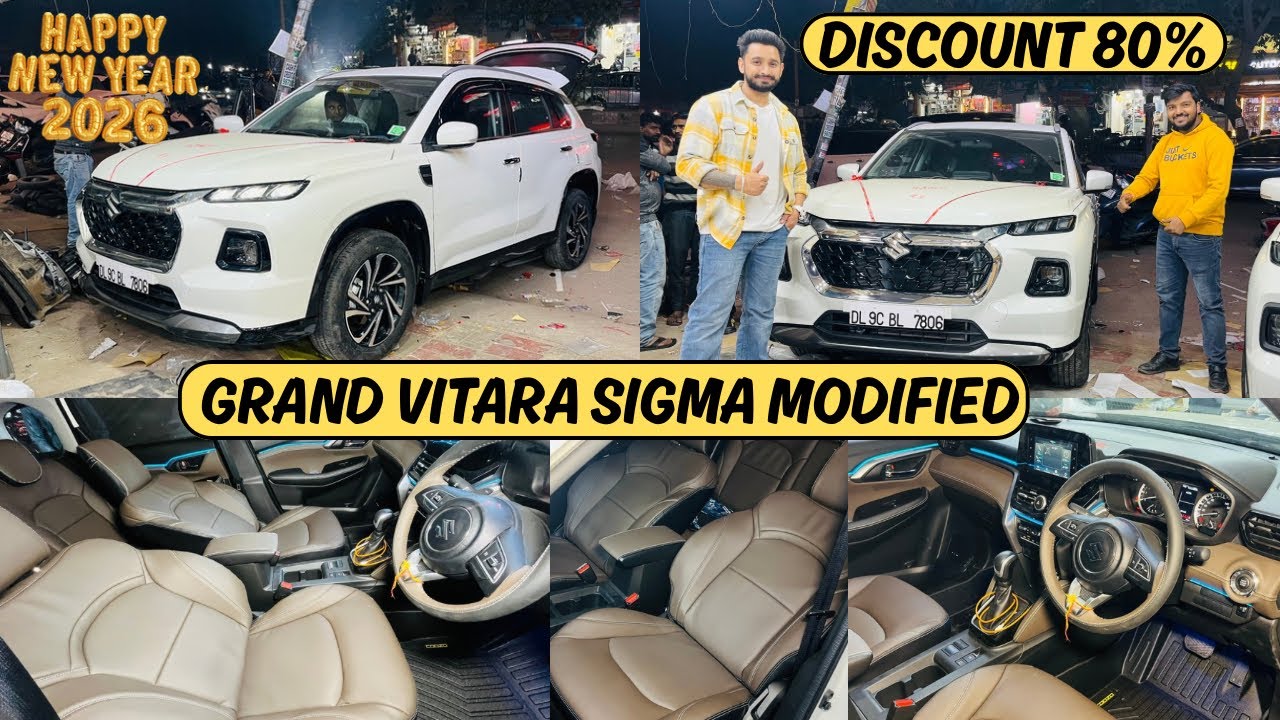 Grand Vitara Base Model Convert Into Top Model | Grand Vitara Sigma Modified