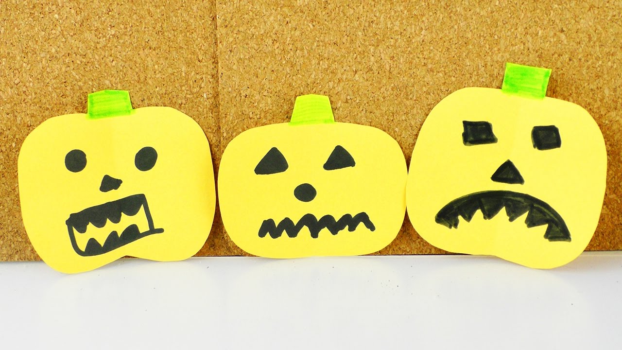 Kürbisse basteln als Herbst & Halloween Deko | super einfach & ganz schnell | Herbst Idee für Kinder
