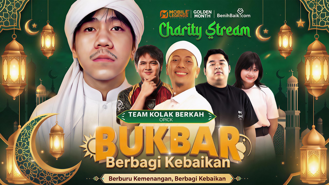 NGABUBURIT DAY 21 - TEAM KOLAK BERKAH BERBAGI KEBAIKAN UNTUK ANAK PEJUANG KANKER BERSAMA MLBB
