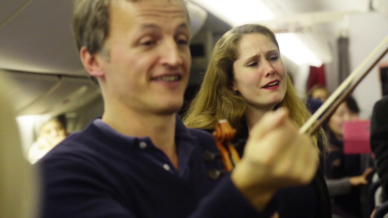 Concerts improvis&eacute;s de l'Ensemble Matheus &agrave; bord du vol Paris-S&eacute;oul // Ann&eacute;e France-Cor&eacute;e 2015-2016