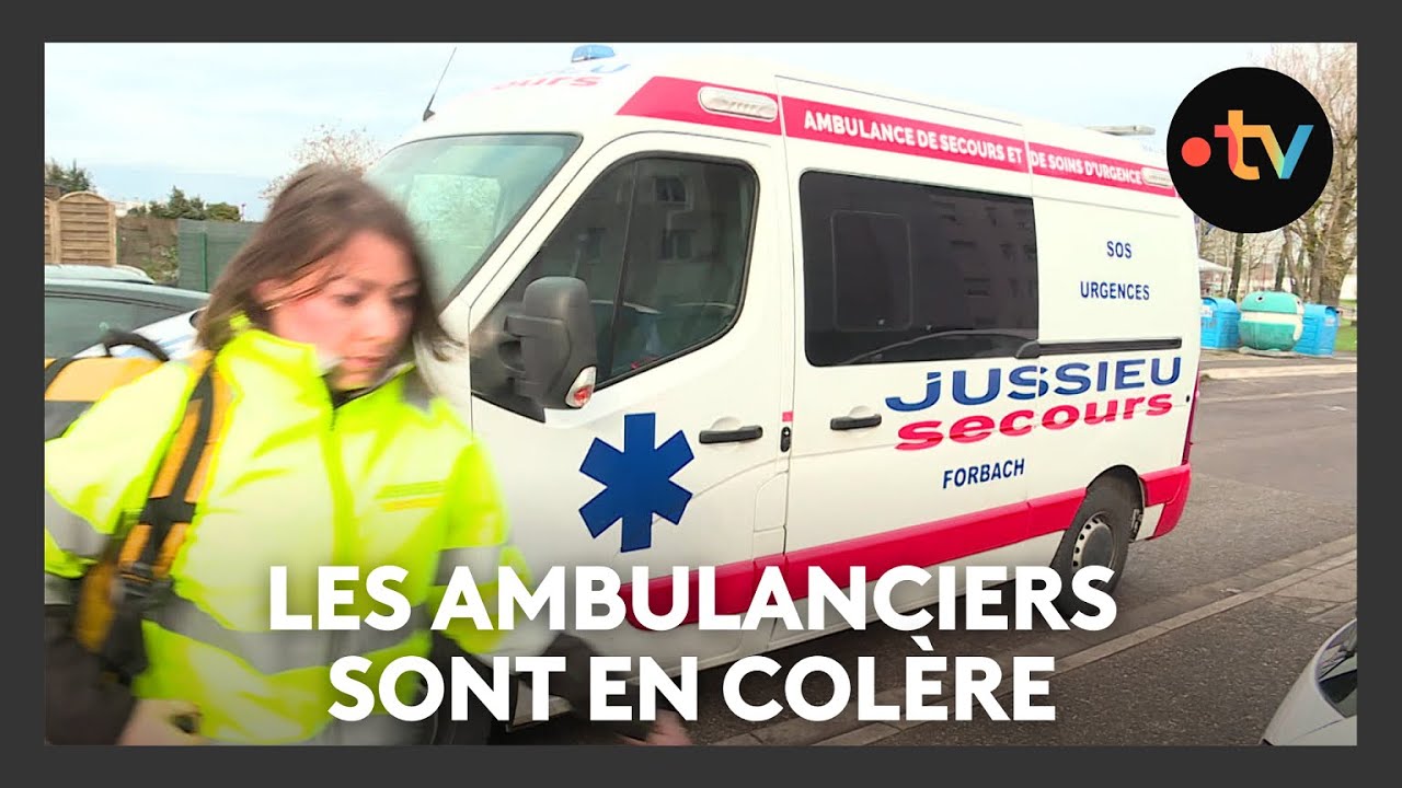 Les ambulanciers en col&egrave;re contre le projet de loi de financement de la S&eacute;curit&eacute; sociale