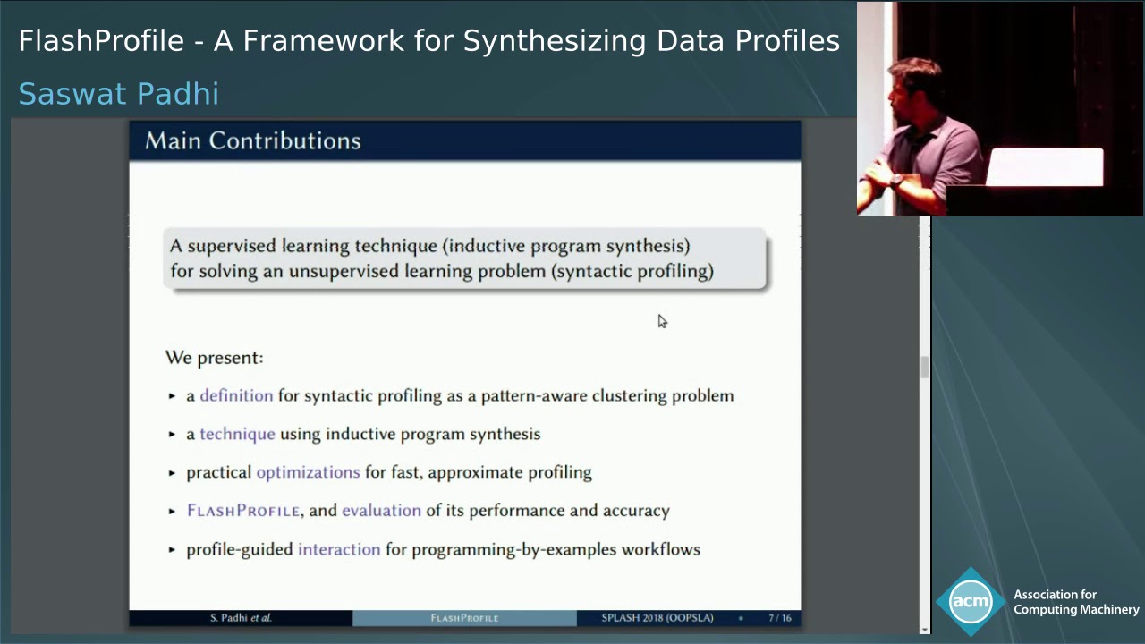 FlashProfile - A Framework for Synthesizing Data Profiles