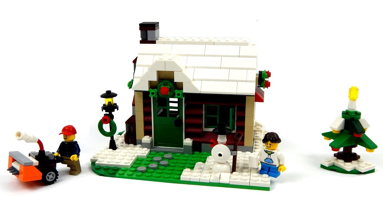 Lego Creator 31038 Changing Seasons Model C - Winter Cottage Speed Build