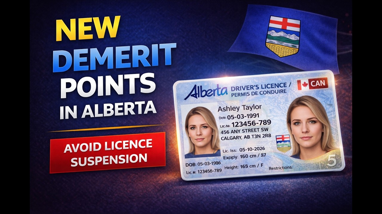 How Demerit Points Actually Work in Alberta (Avoid Licence Suspension) #albertadrivers #alberta