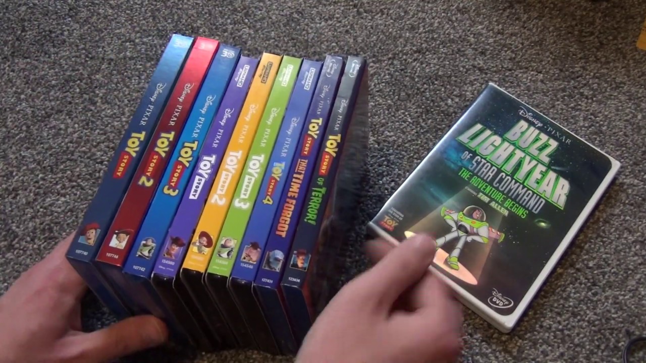 Disney/Pixar Toy Story Complete Collection Video - 4K Ultra HD Blu-Ray and DVD 2019 Update