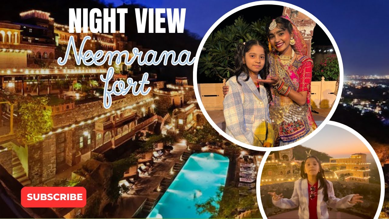 Neemrana Fort Shines at Night