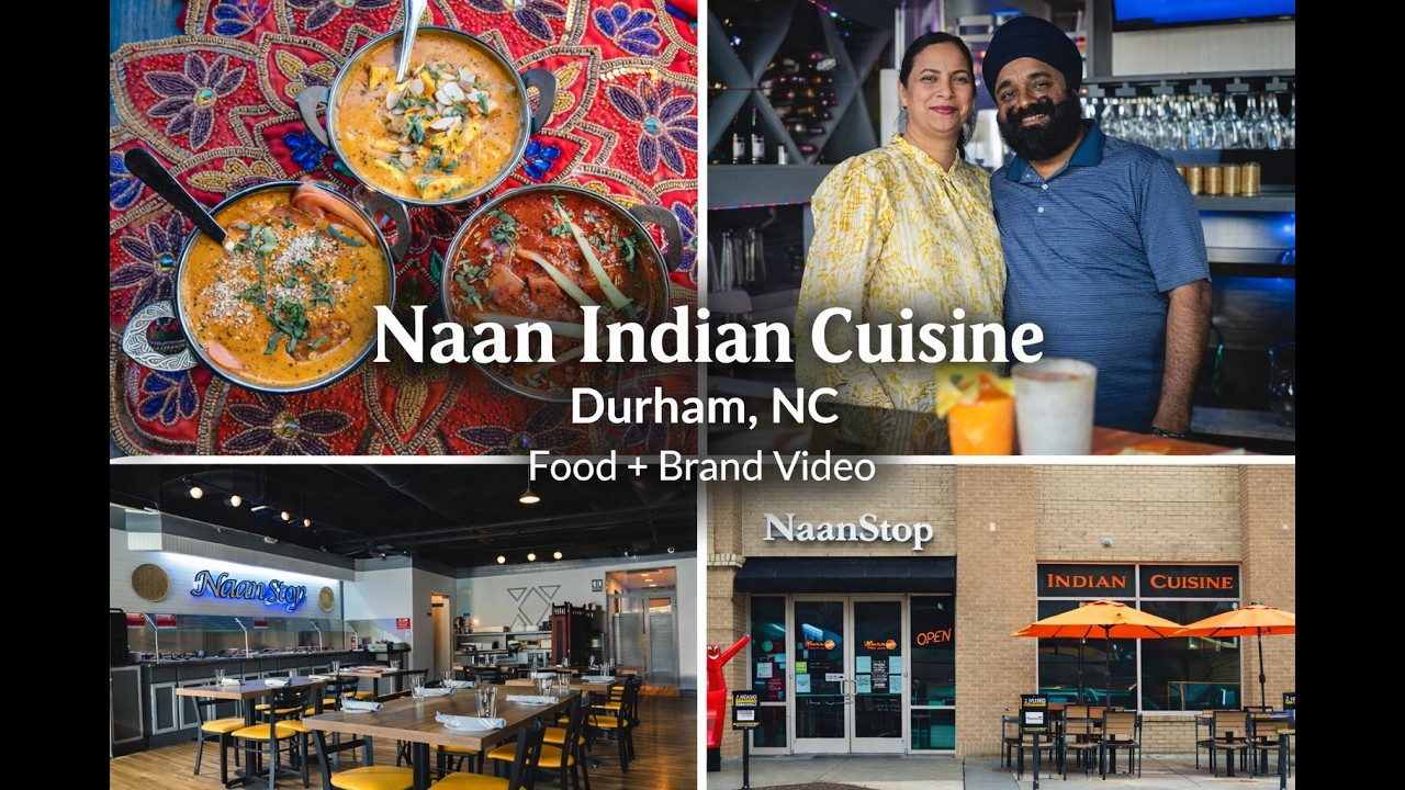 Naan Indian Cuisine Durham NC | Restaurant Photography & Video Case Study (Durham NC)