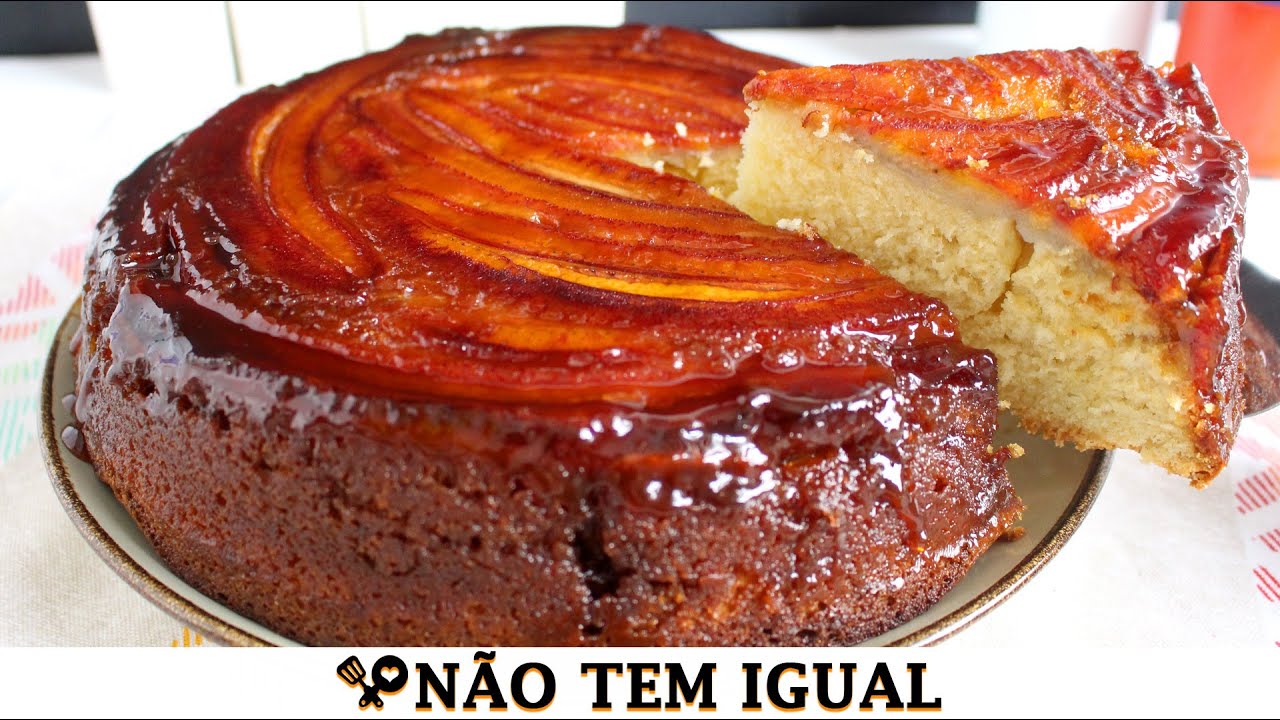O MELHOR BOLO DE BANANA - RECEITAS QUE AMO