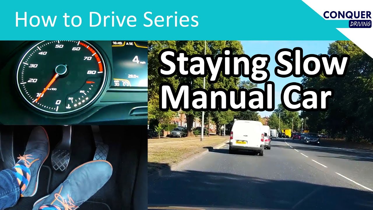 Clutch control in traffic - how to keep a manual car slow