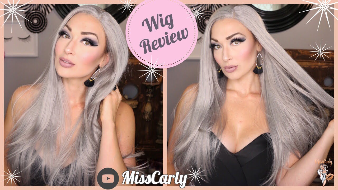 ✨Lace Front WIG REVIEW! ✨ QD Udreamy | Silver/Grey | AMAZON WIG - WOW! $38!!! A MUST!