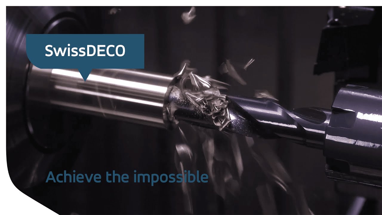 Tornos SwissDECO - Achieve the impossible (500 mm deep hole drilling)