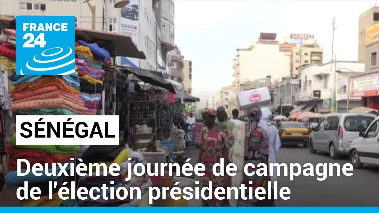 S&eacute;n&eacute;gal : Deuxi&egrave;me journ&eacute;e de campagne de l'&eacute;lection pr&eacute;sidentielle &bull; FRANCE 24