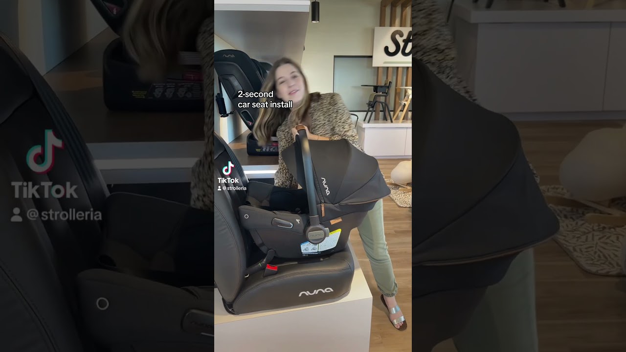 Easiest infant car seat ever! 🚕 The Nuna PIPA urbn baseless car seat #nuna