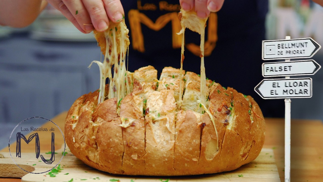 Pan relleno de queso y cebolla: ruta gastron&oacute;mica por el Priorat