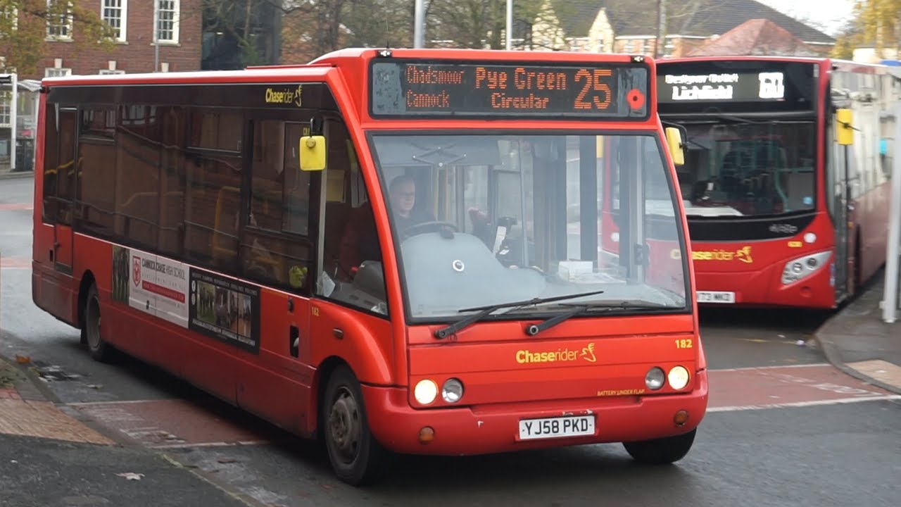*NOISY AXLES* Chaserider 182 YJ58 PKD Optare Solo Mercedes