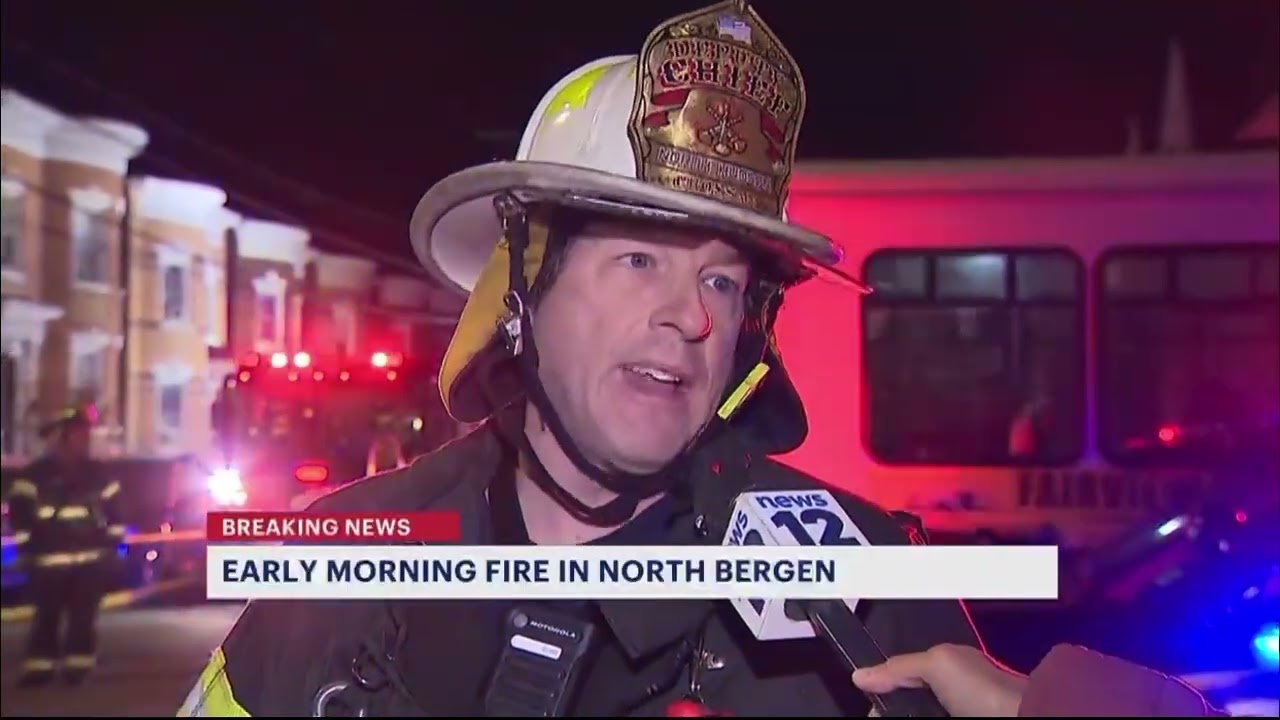 News12 NJ - Early Fire North Bergen