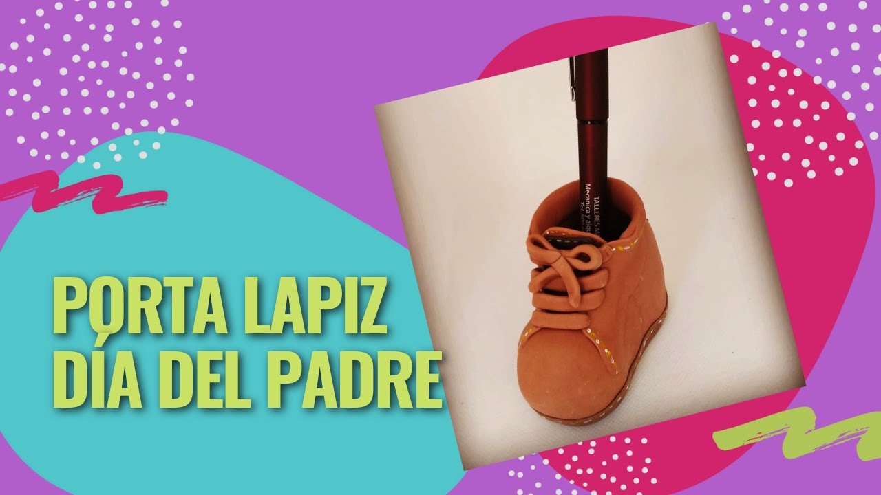 👨 Bota Porta Lápices con Porcelana Fría - Día del Padre 👨