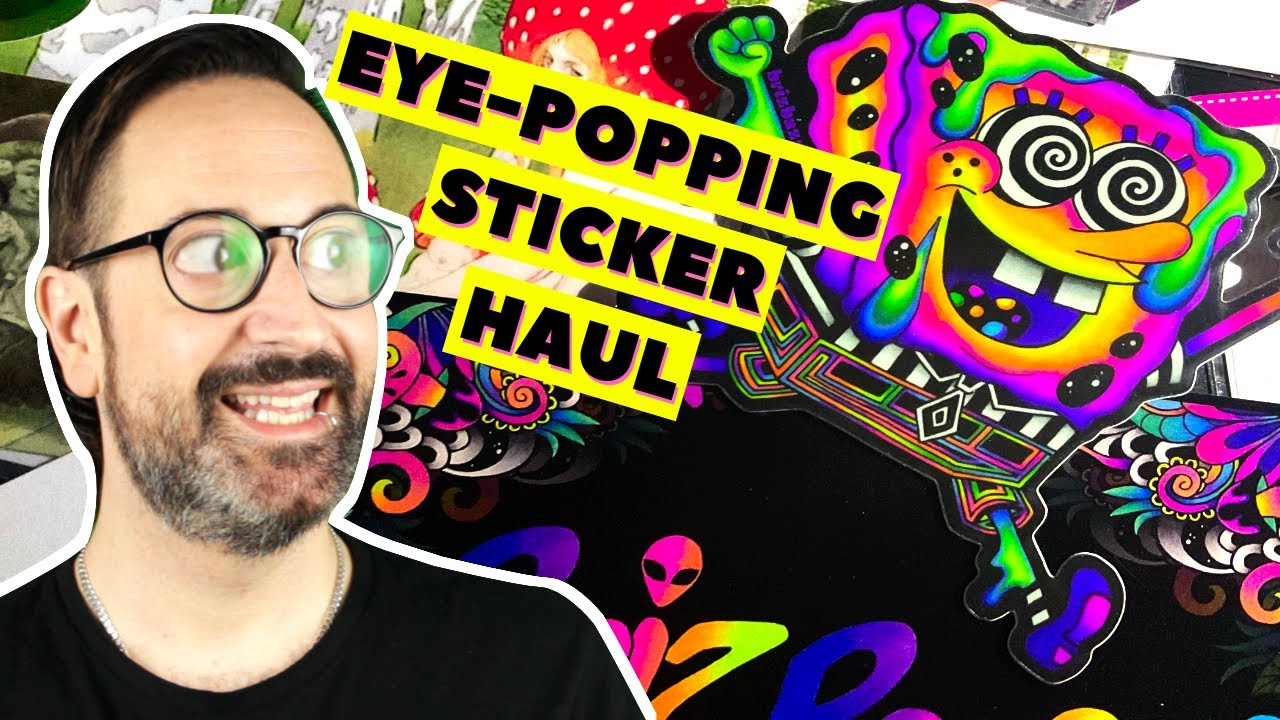 The Great Sticker Show Off | Psychedelic Trippy Stickers You Need To See