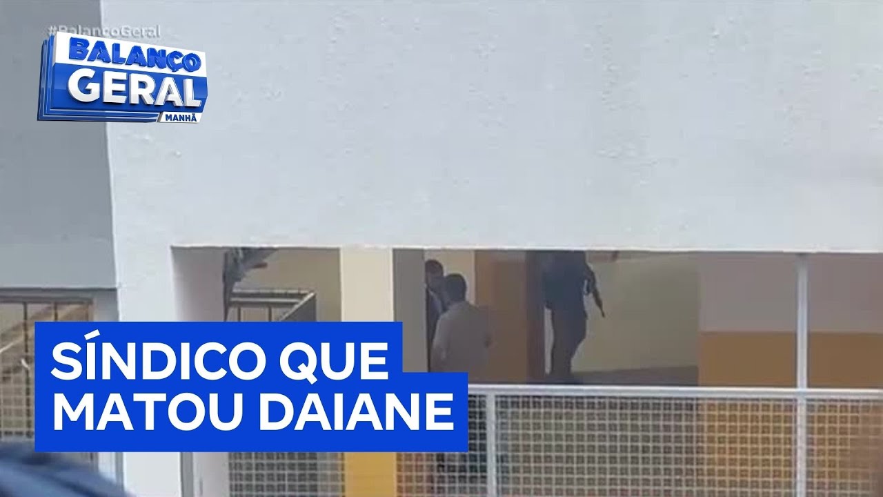 Caso Daiane: síndico volta ao prédio para participar da reconstituição do crime