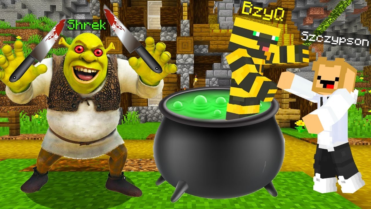 UCIEKAM Z GULASZA SHREKA w Minecraft!