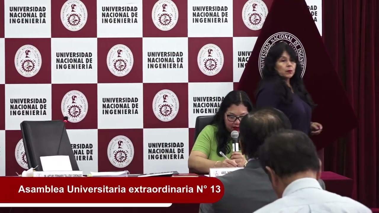 ASAMBLEA UNIVERSITARIA EXTRAORDINARIA PRESENCIAL Y VIRTUAL N°13 DE FECHA 29-12-25