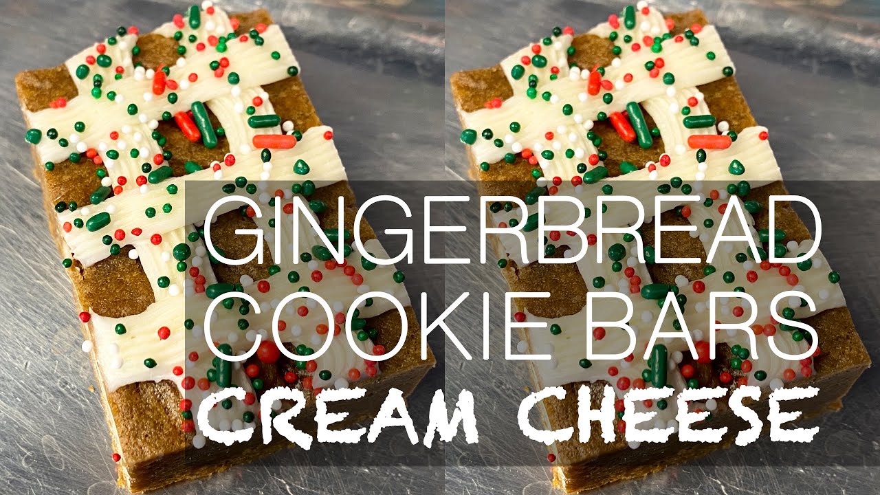 Gingerbread Cookie Bars | Part 2 of 2 | Look Great Naked 'Cheat Day' Dessert Recipes