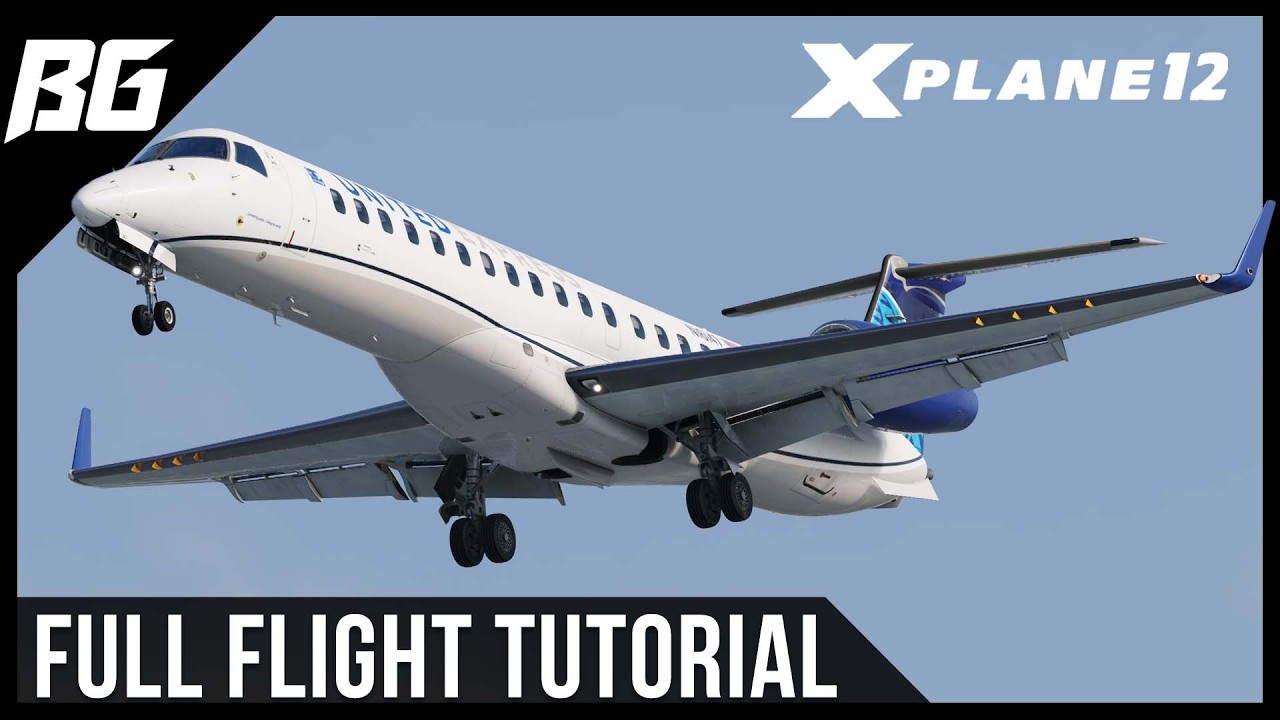 X-Crafts E145 Full Flight Tutorial (X Plane 12)