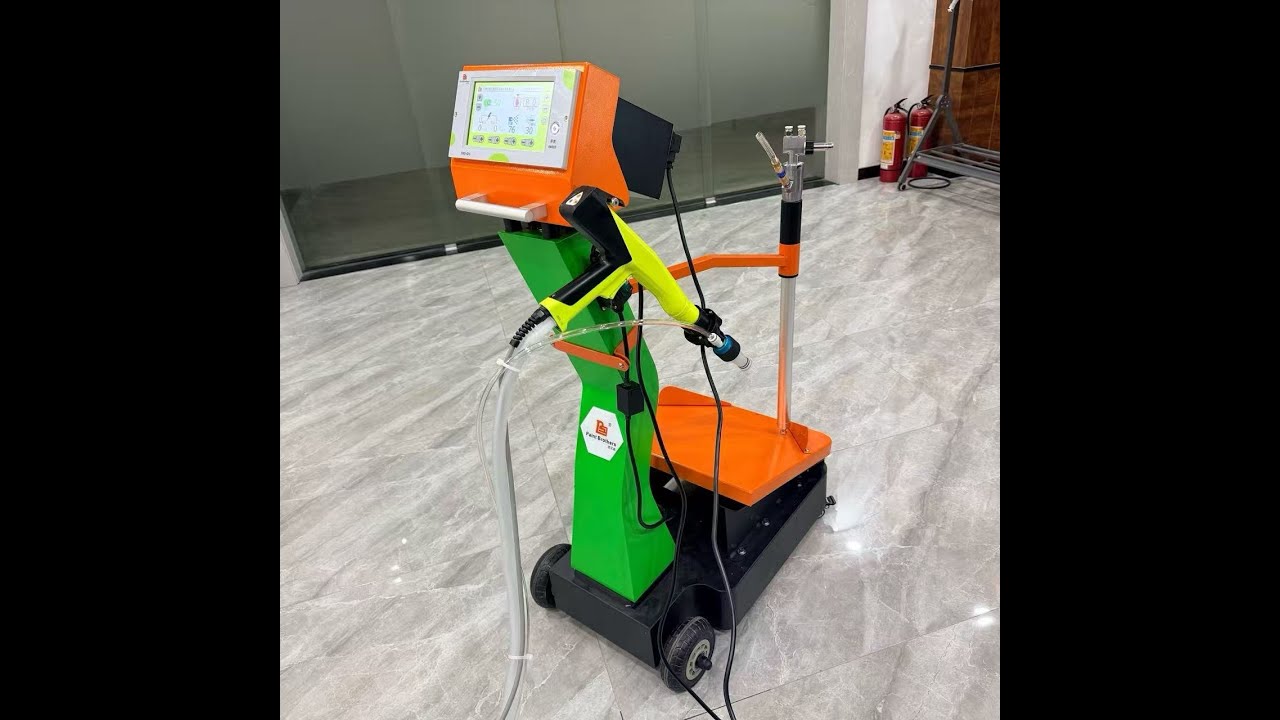 Vibration electrostatic powder spraying machine