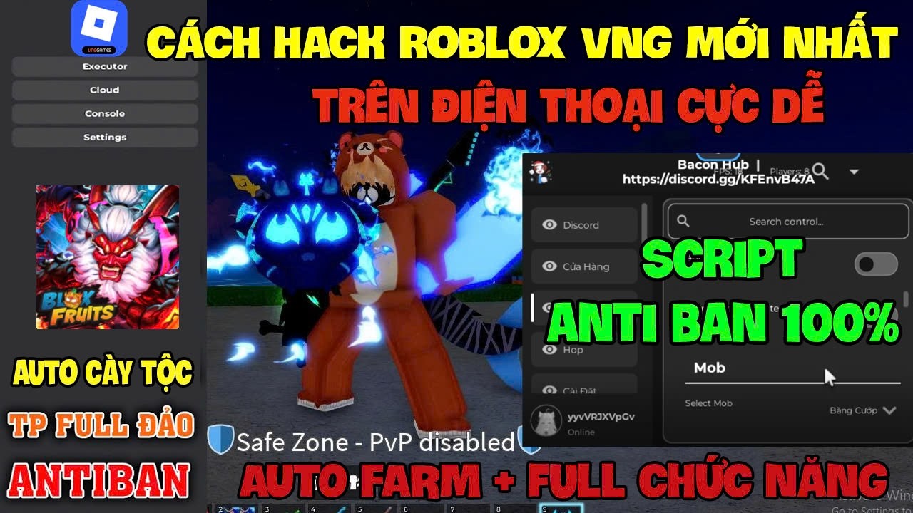 Cách Hack Roblox VNG Blox Fruit Trên Đt, Pc Và Ios - Cài Delta x VNG Fix Update Và Script Tiếng Việt