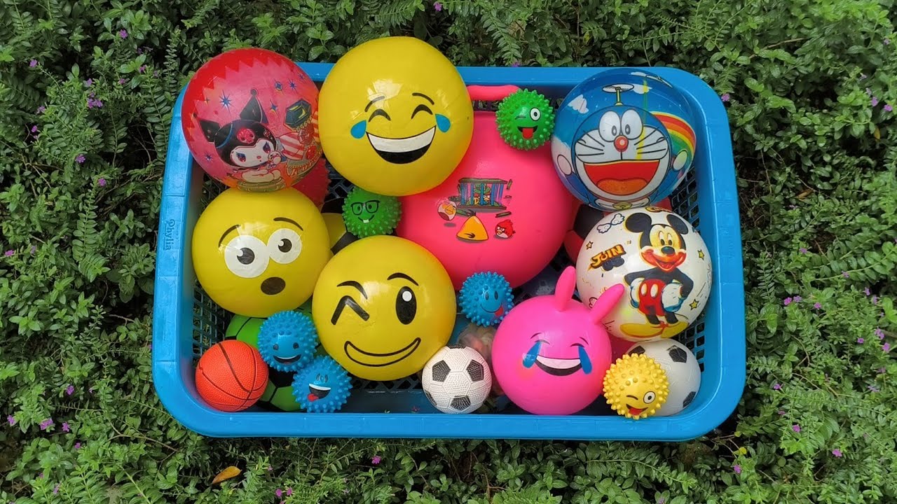 Kompilasi Video Mengumpulkan Bola Sepak⚽, Bola Karakter😉, Bola Tanduk😈, Bola Basket🏀 & Bola Berduri