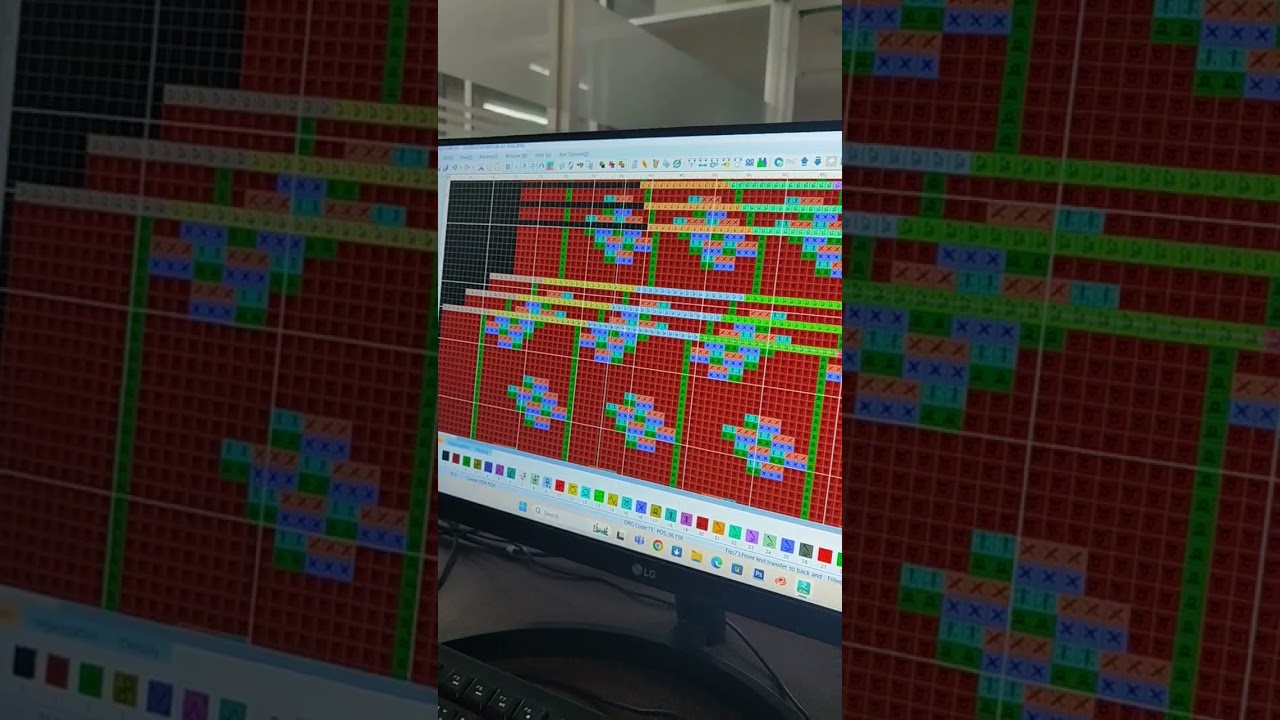 Jacquard programmer for Raynen #machine #knit #knittingmethods #diamondpainting