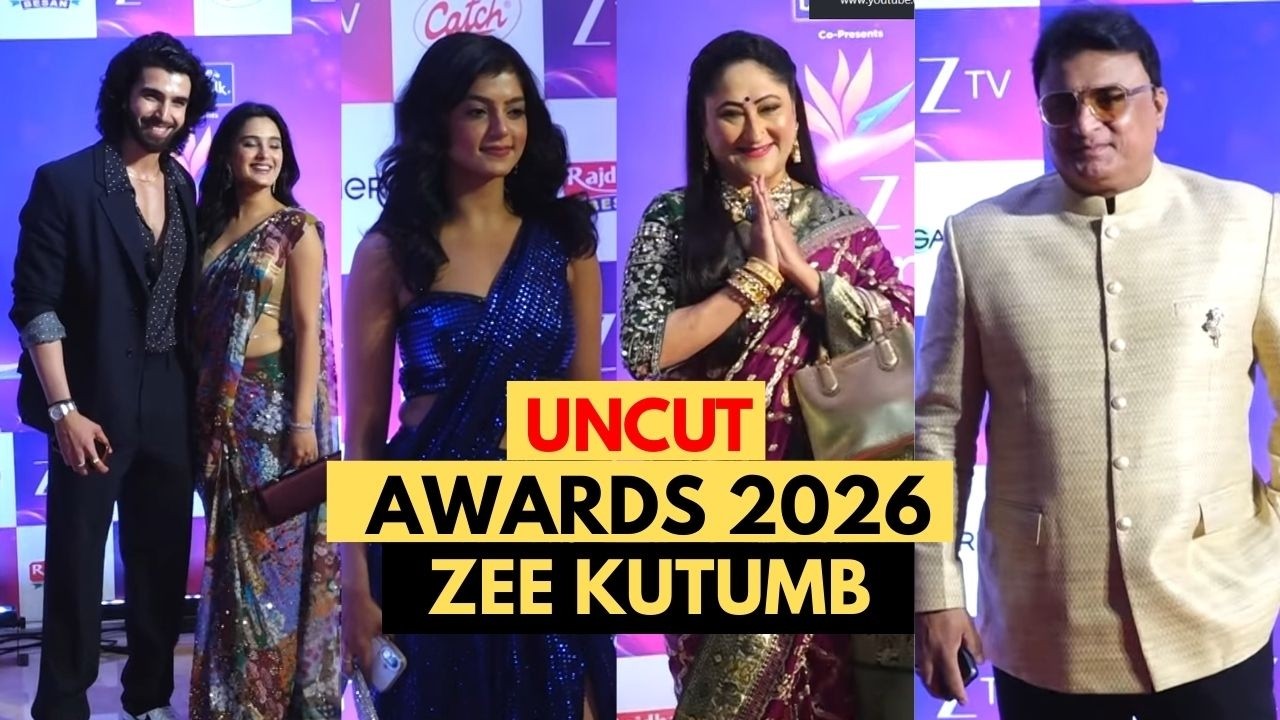 UNCUT - Sharad Kelkar, Sheezan Khan, Sayantani Ghosh & Others Grace The Zee Kutumb Awards 2026