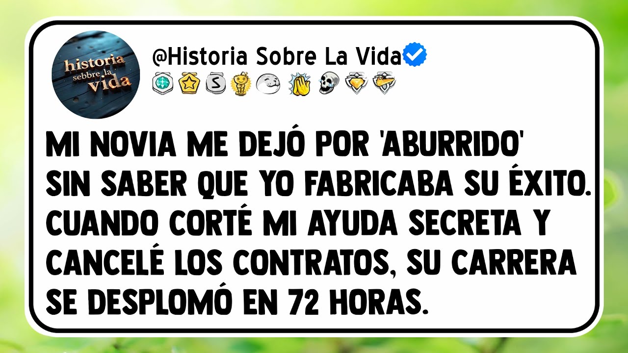Mi novia me dejó por 'aburrido' sin saber que yo fabricaba su éxito. Cuando corté mi ayuda secreta