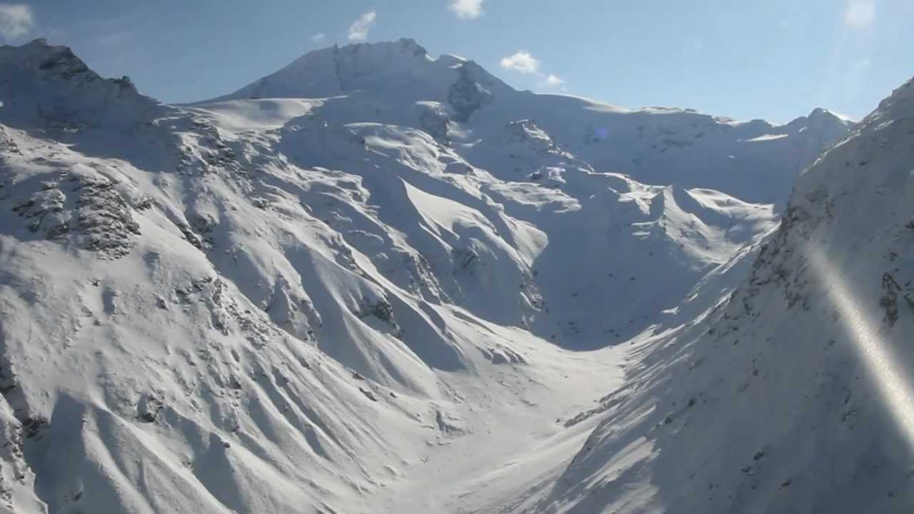 Air Zermatt flight to Monte Rosa