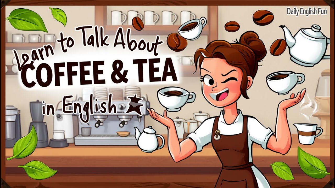 Learn to Talk About Coffee & Tea in English ☕🍵 | Daily English Listening Practice