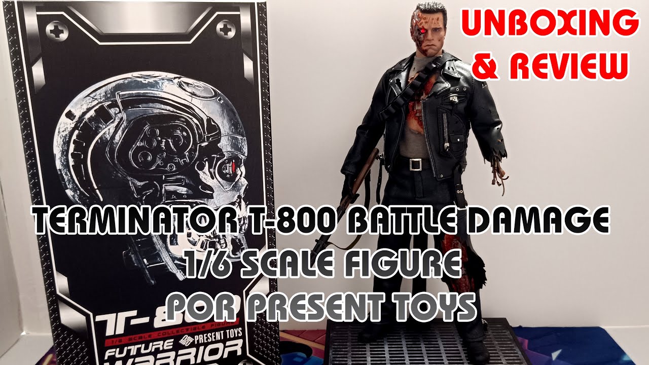 Present Toys Future Warrior - Terminator T800 Battle Damage -Unboxing y Review 🔥