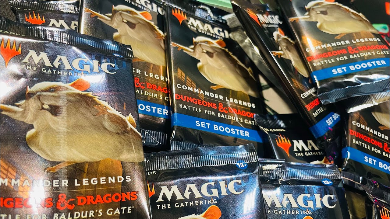 Commander Legends 2 Baldur&rsquo;s Gate set box opening OFFICIAL RELEASE 6/10/22 #MTG #baldursgate