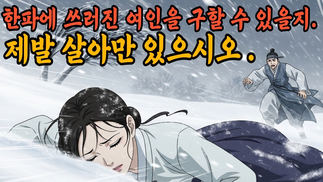 눈밭에서 한여인을 살려 결혼 후 조선의 제일가는 부자된 머슴ㅣ 야담 부인 ㅣ 조선옛날 이야기ㅣ설화,민담,수명이야기,스토리텔링,전설,옛날이야기,
