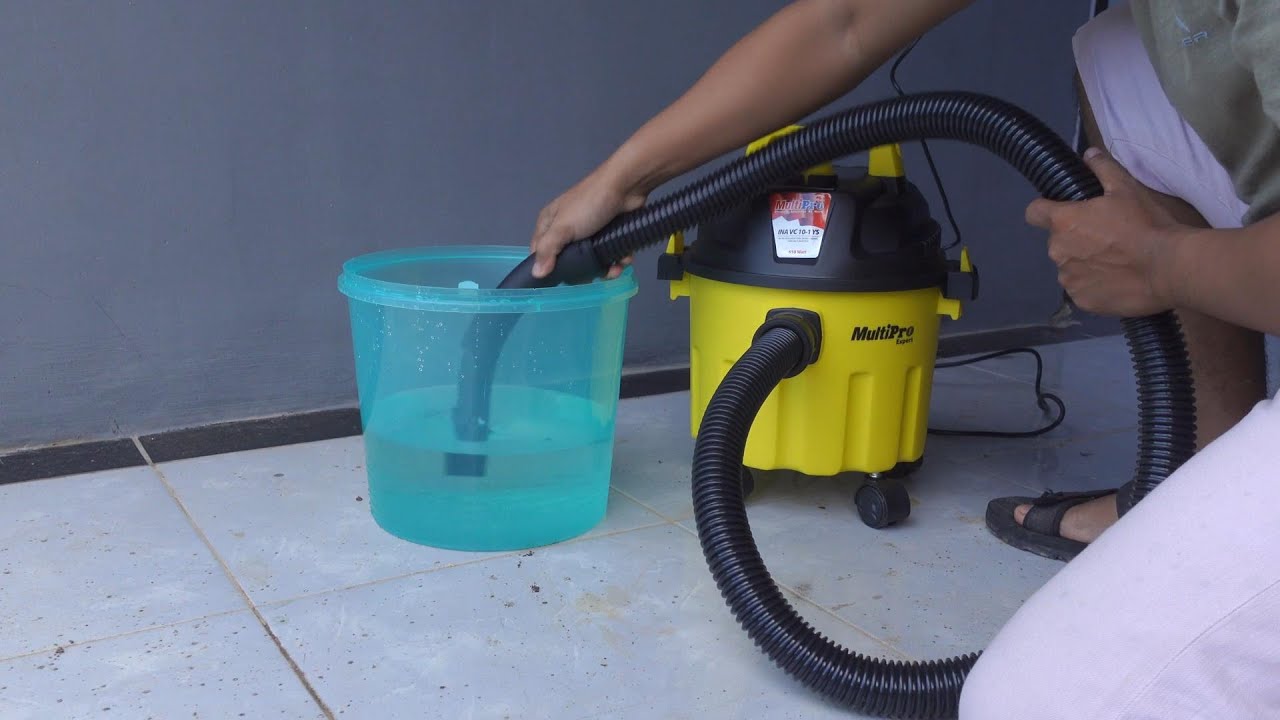 tes sedot air,, bisa gak ya?? - vacum cleaner murah MULTIPRO VC10-1YS wet & dry vacum cleaner