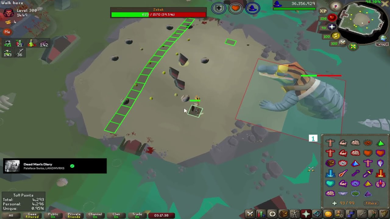 All Praise Zebak Combat Achievement Example