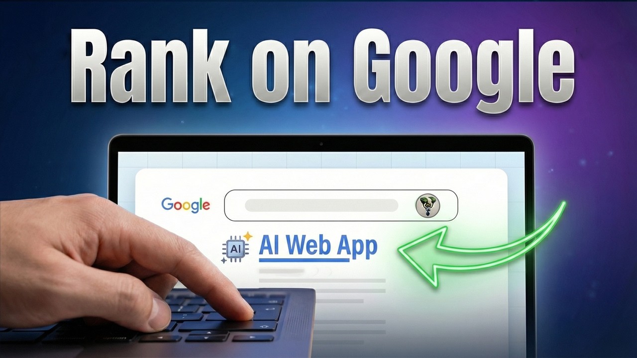 How to Make Your AI Web App Show Up Correctly on Google (Simple SEO Setup)